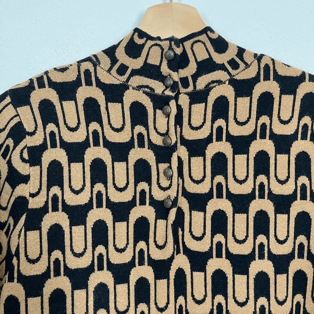 Anthropologie Maeve The Annalise Mock Neck Mini Sweater Dress Women's Size XL - Picture 5 of 7